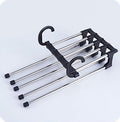 Multifunctional Stainless Steel Pants Hanger – Dual Hanging Rack