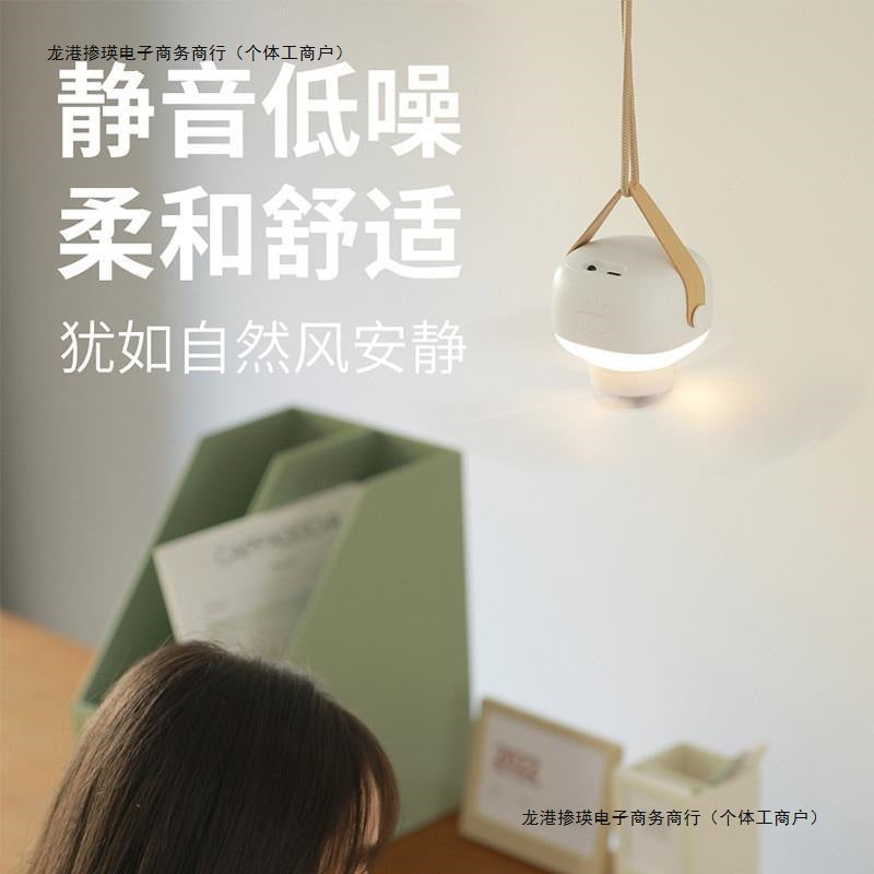 Multifunctional Bathroom Hanging Fan For Rental, Wall-Mounted Small Dormitory Rental Unit, Silent Toilet Fan For Summer With Remote Control
